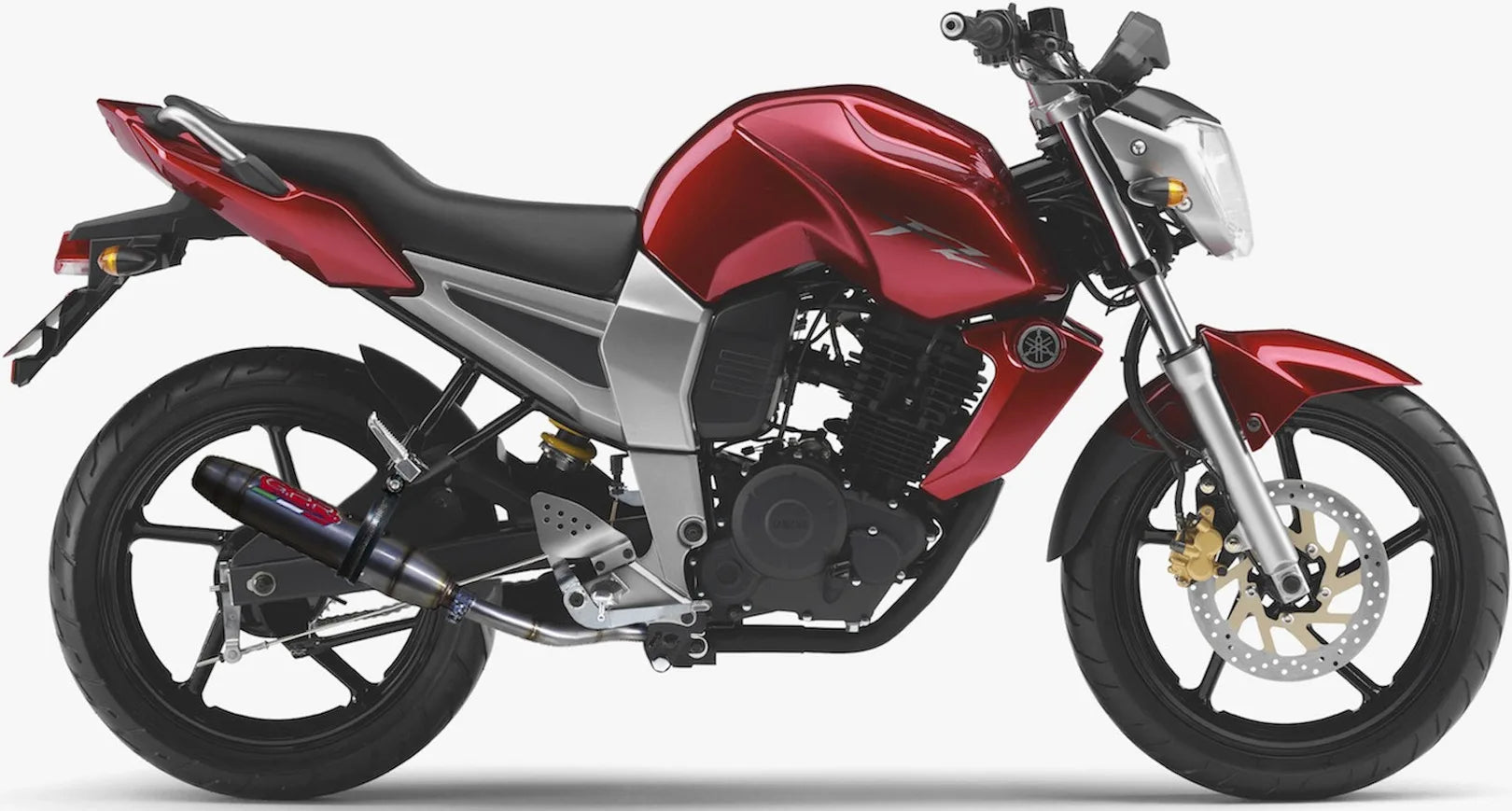Sistema De Escape Completo Sin Catalizador Y Con Homologación Acústica Deeptone Acero - Gpr Compatible Con Yamaha Fz-16 Byson 160 (2010)