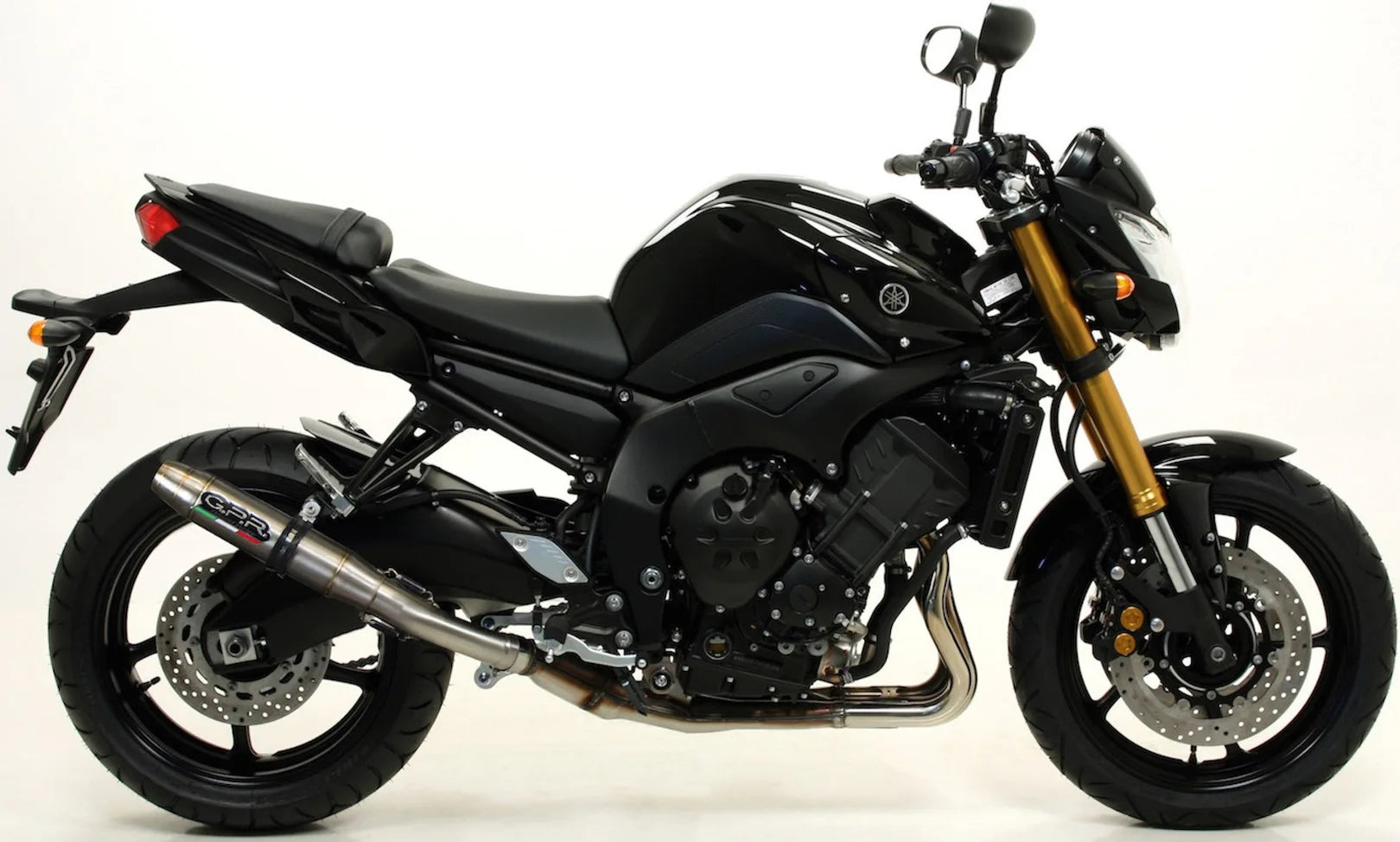 Tubo De Escape Con Homologación Acústica Deeptone Acero - Gpr Compatible Con Yamaha Fz-8 (2010-2016)
