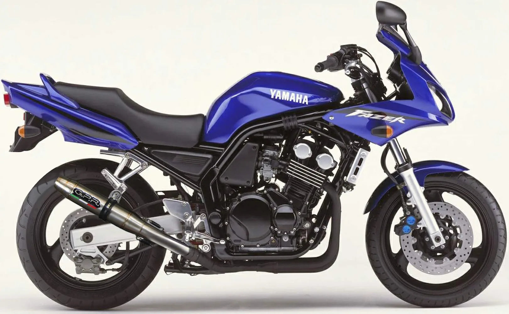 Tubo De Escape Con Homologación Acústica Deeptone Acero - Gpr Compatible Con Yamaha Fzs 600 Fazer (1998-2003)