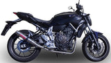 Sistema De Escape Completo Sin Catalizador Y Sin Homologación Acústica Deeptone Acero - Gpr Compatible Con Yamaha Mt-07 (2014-2016)