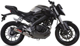 Sistema De Escape Completo Con Catalizador Y Homologación Acústica Deeptone Acero - Gpr Compatible Con Yamaha Mt-125 (2014-2016)