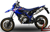 Tubo De Escape Con Homologación Acústica Deeptone Acero - Gpr Compatible Con Yamaha Wr 125 X (2009-2014)