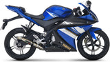Sistema De Escape Completo Con Catalizador Y Homologación Acústica Deeptone Acero - Gpr Compatible Con Yamaha Yzf-R 125 Ie (2014-2016)