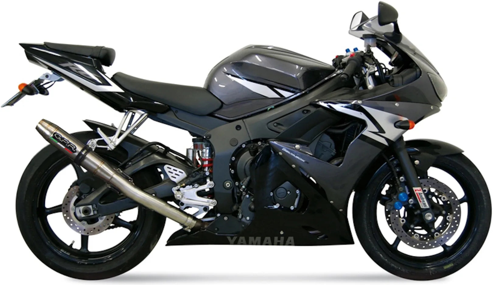 Tubo De Escape Con Homologación Acústica Deeptone Acero - Gpr Compatible Con Yamaha Yzf-R6 (2003-2005)