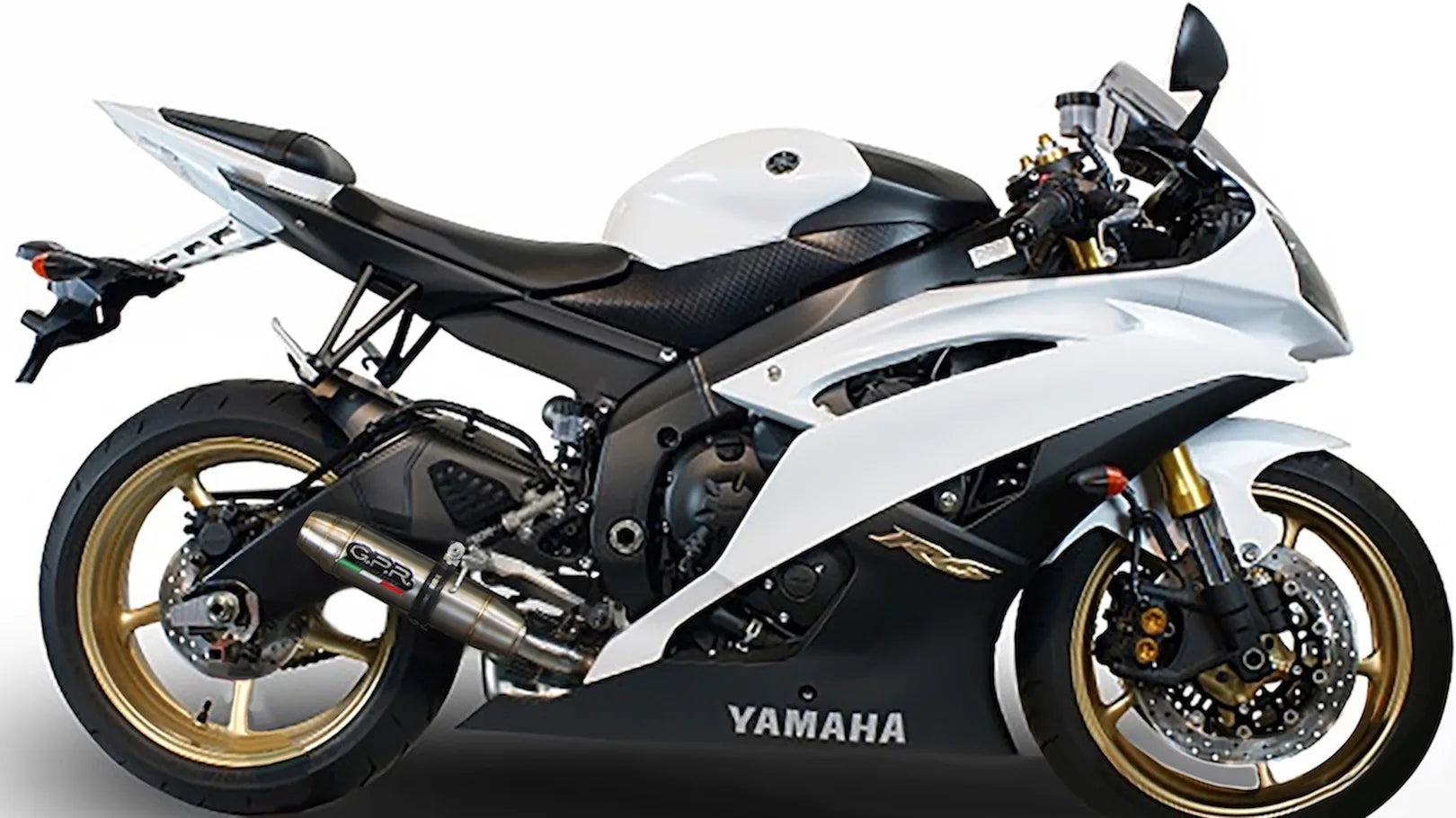 Tubo De Escape Con Homologación Acústica Deeptone Acero - Gpr Compatible Con Yamaha Yzf-R6 (2006-2020)
