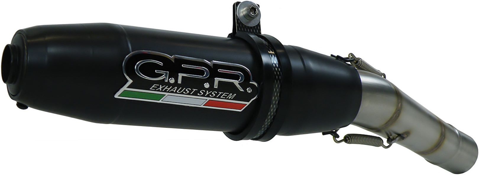 Complete Catalytic Exhaust System With Sound Certification Deeptone Black Stainless Steel - Gpr Compatible With Zontes Zt 310 X T (2018-2020)