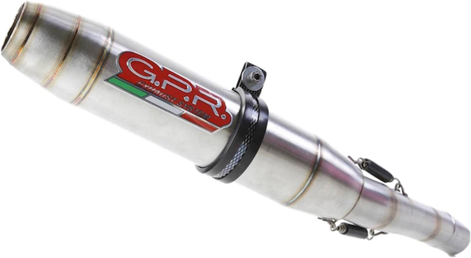 Exhaust Tip With Noise Certification Deeptone Atv Stainless Steel - Gpr Compatible With Access Baja 450 (2005-2021)