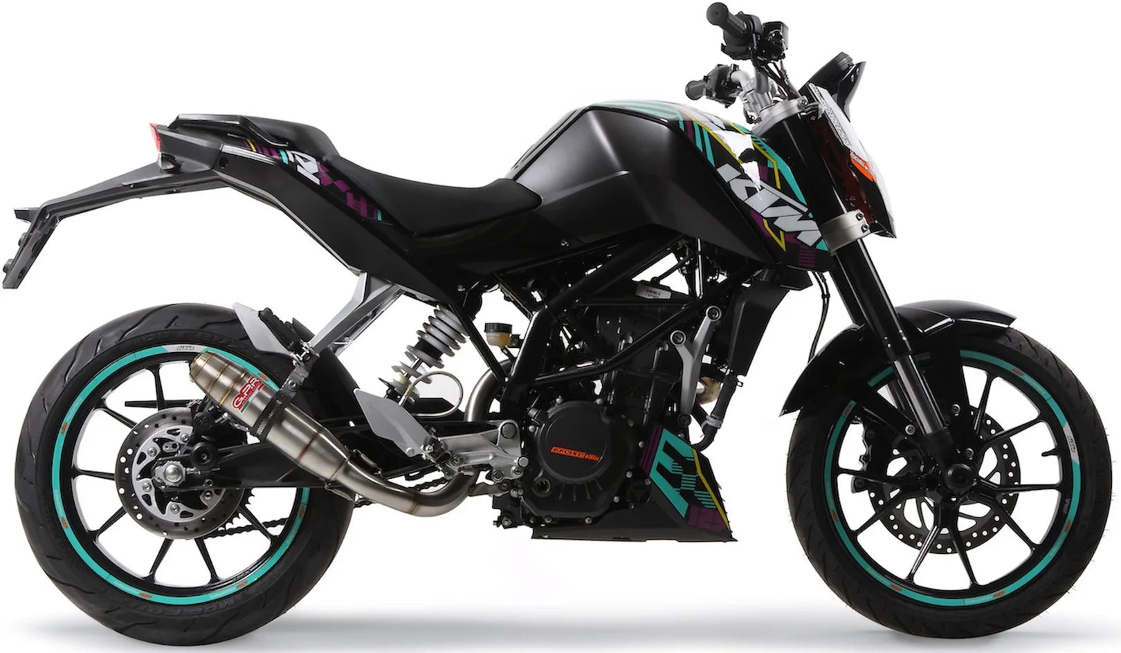 Tubo De Escape Con Catalizador Y Homologación Acústica Deeptone Acero - Gpr Compatible Con Ktm 125 Duke (2011-2016)