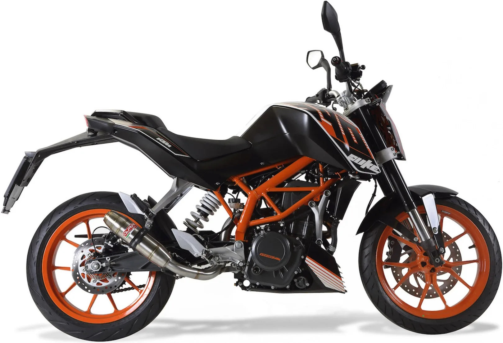 Tubo De Escape Con Catalizador Y Homologación Acústica Deeptone Acero - Gpr Compatible Con Ktm 390 Duke (2013-2016)