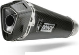 Exhaust Tip With Noise Certification Delta Race Carbon Carbon - Mivv Compatible With Bmw S 1000 Rr (2019-2024)