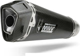 Tubo De Escape Con Homologación Acústica Delta Race Carbono Carbono - Mivv Compatible Con Bmw S 1000 Rr (2019-2024)