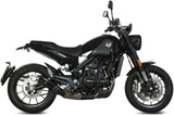 Tubo De Escape Con Homologación Acústica Double Gun Acero Negro - Mivv Compatible Con Benelli Leoncino (2017-2024)