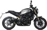Tubo De Escape Con Homologación Acústica X-M1 Acero Negro - Mivv Compatible Con Benelli Leoncino 800 (2022-2024)