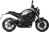 Tubo De Escape Sin Catalizador Y Sin Homologación Acústica Mk3 Carbono - Mivv Compatible Con Benelli Leoncino 800 (2022-2024)