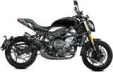 Tubo De Escape Con Homologación Acústica X-M1 Acero Negro - Mivv Compatible Con Benelli 752 S (2019-2024)