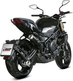 Tubo De Escape Con Homologación Acústica X-M1 Acero Negro - Mivv Compatible Con Benelli 752 S (2019-2024)