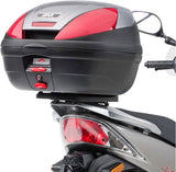 Monolock Black Tech Top Case - 29 Lt Technopolymer - Givi Compatible With Kymco Agility 50 - 125 - 150 R16+ (2008-2013)