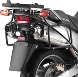 Monokey Trekker Alaska Black Aluminium Top Case - 56 Lt Trekker Alaska Aluminium - Givi Compatible With Honda Xl 1000 V Varadero (1999-2002)