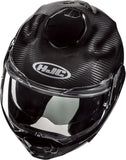 Casco Modular Para Moto Hjc F100 Carbon Carbon Fiber Negro Talla 07 S