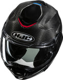 Casco Modular Para Moto Hjc F100 Carbon Carbon Fiber Mc21 Stan Talla 11 Xxl