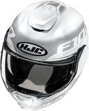 Casco Modular Para Moto Hjc F100 Advanced Fiberglass Composite Mc10 Hetal Talla 09 L