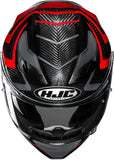 Casco Integral Para Moto Hjc F71 Carbon Carbon Fiber Mc1 Nevio Talla 10 Xl