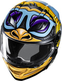 Casco Integral Para Moto Hjc F71 Advanced Fiberglass Mc23 Monkey Dj Talla 06 Xs