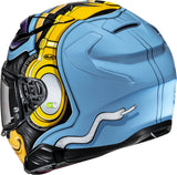Casco Integral Para Moto Hjc F71 Advanced Fiberglass Mc23 Monkey Dj Talla 11 Xxl