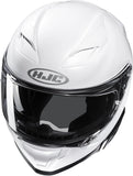 Casco Integral Para Moto Hjc F71 Advanced Fiberglass Blanco Perlado Talla 08 M