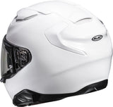 Casco Integral Para Moto Hjc F71 Advanced Fiberglass Blanco Perlado Talla 09 L