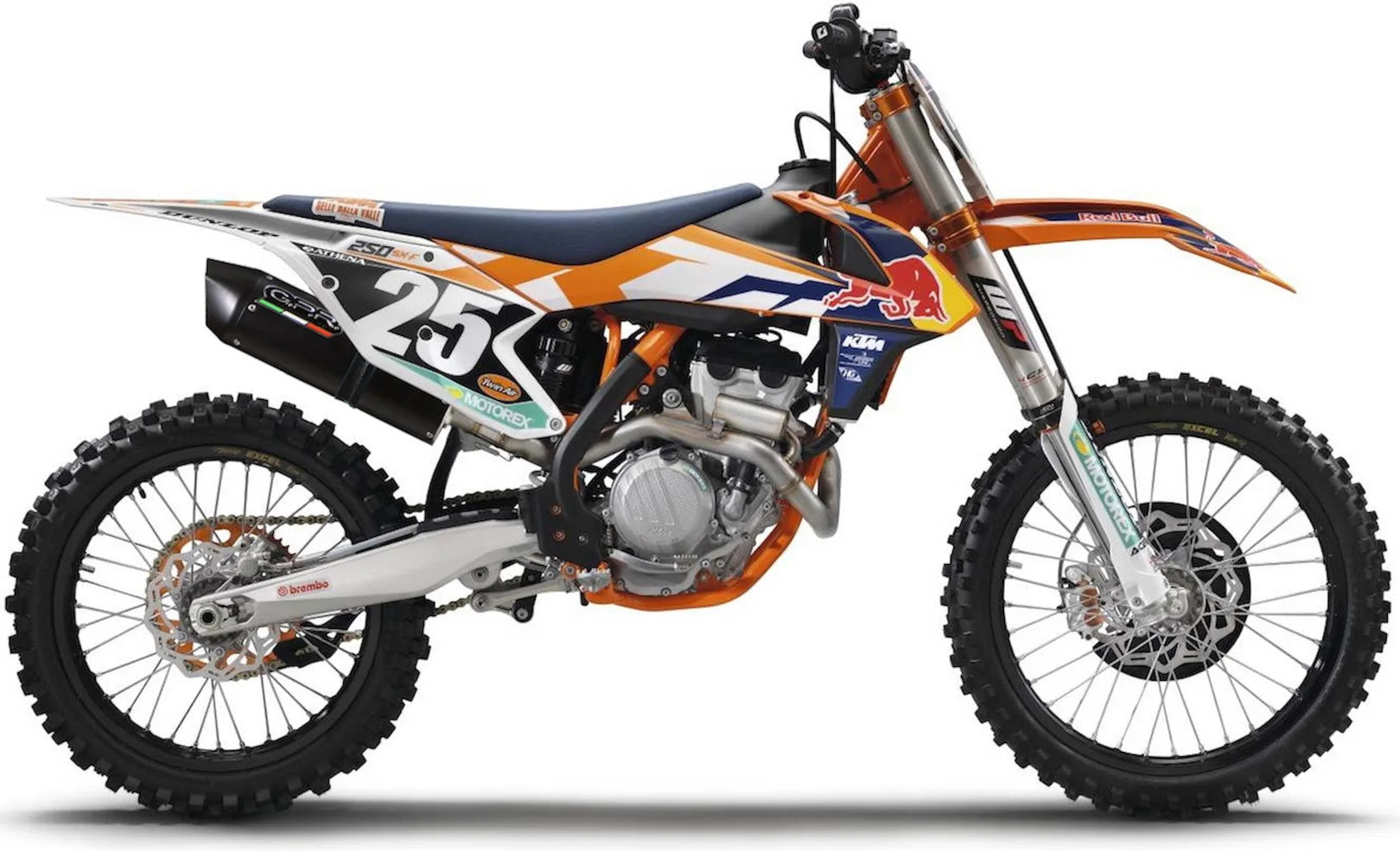 Sistema De Escape Completo Sin Catalizador Y Con Homologación Acústica Furore Aluminio Negro - Gpr Compatible Con Ktm 250 Exc-F (2007-2015)