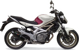 Tubo De Escape Con Homologación Acústica Furore Aluminio Negro - Gpr Compatible Con Suzuki Gladius 650 (2008-2015)