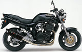 Tubo De Escape Con Homologación Acústica Furore Aluminio Negro - Gpr Compatible Con Suzuki Gsf 400 Bandit (1991-1997)