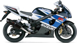 Tubo De Escape Con Homologación Acústica Furore Aluminio Negro - Gpr Compatible Con Suzuki Gsx-R 1000 (2003-2004)