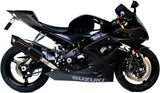 Tubo De Escape Con Homologación Acústica Furore Aluminio Negro - Gpr Compatible Con Suzuki Gsx-R 1000 K5 (2005-2006)