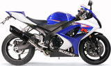 Escape Doble Con Homologación Acústica Furore Aluminio Negro - Gpr Compatible Con Suzuki Gsx-R 1000 K7 (2007-2008)