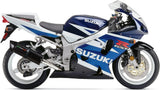 Tubo De Escape Con Homologación Acústica Furore Aluminio Negro - Gpr Compatible Con Suzuki Gsx-R 600 (2001-2005)