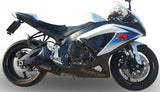 Tubo De Escape Con Homologación Acústica Furore Aluminio Negro - Gpr Compatible Con Suzuki Gsx-R 750 K6 (2006-2007)