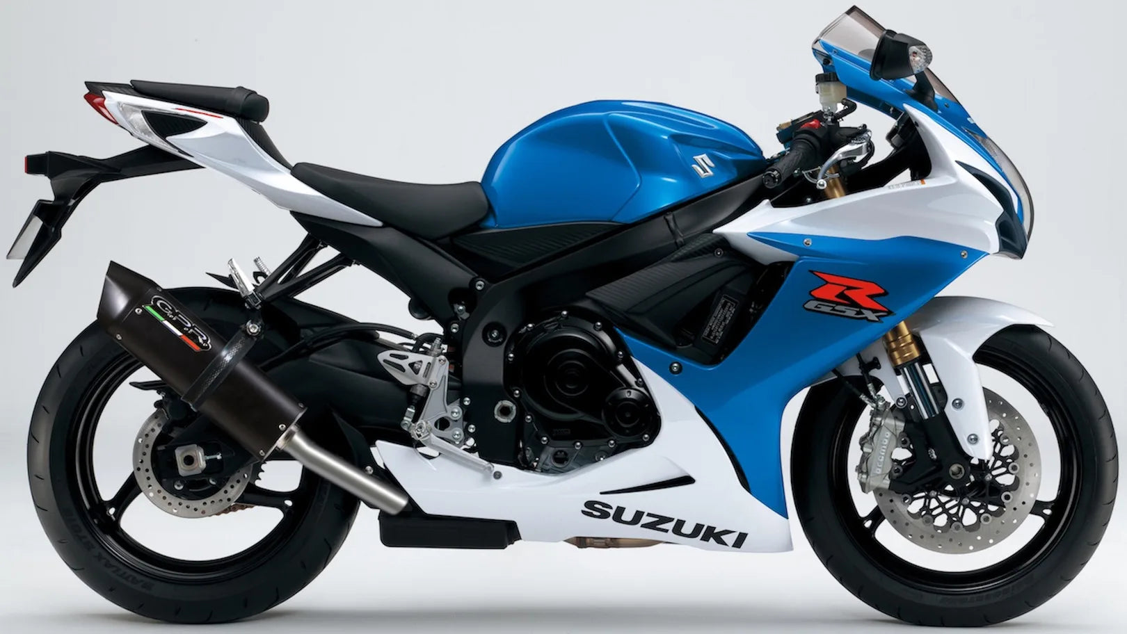 Tubo De Escape Con Homologación Acústica Furore Aluminio Negro - Gpr Compatible Con Suzuki Gsx-R 750 K8 (2008-2010)