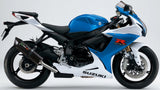 Tubo De Escape Sin Homologación Acústica Furore Aluminio Negro - Gpr Compatible Con Suzuki Gsx-R 750 K8 (2008-2010)