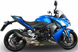 Tubo De Escape Con Homologación Acústica Furore Aluminio Negro - Gpr Compatible Con Suzuki Gsx-S 1000 F (2015-2016)