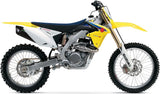 Tubo De Escape Con Homologación Acústica Furore Aluminio Negro - Gpr Compatible Con Suzuki Rmz 450 (2008-2017)