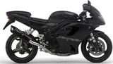 Tubo De Escape Con Homologación Acústica Furore Aluminio Negro - Gpr Compatible Con Triumph Daytona 955 Monobraccio (2003-2005)