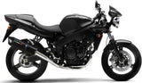 Tubo De Escape Con Homologación Acústica Furore Aluminio Negro - Gpr Compatible Con Triumph Speed Four (2004-2006)