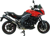Tubo De Escape Con Homologación Acústica Furore Aluminio Negro - Gpr Compatible Con Triumph Tiger 1050 Sport (2013-2015)