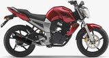 Sistema De Escape Completo Sin Catalizador Y Con Homologación Acústica Furore Aluminio Negro - Gpr Compatible Con Yamaha Fz-16 Byson 160 (2010)