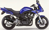 Tubo De Escape Con Homologación Acústica Furore Aluminio Negro - Gpr Compatible Con Yamaha Fzs 600 Fazer (1998-2003)