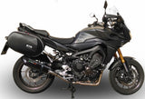 Sistema De Escape Completo Con Catalizador Y Homologación Acústica Furore Aluminio Negro - Gpr Compatible Con Yamaha Tracer Fj-09 Tr (2015-2016)