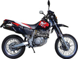 Tubo De Escape Con Homologación Acústica Furore Aluminio Negro - Gpr Compatible Con Yamaha Tt 600 E (1998-2004)