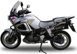 Tubo De Escape Con Homologación Acústica Furore Aluminio Negro - Gpr Compatible Con Yamaha Xt 1200 Z Super Ténéré (2010-2016)